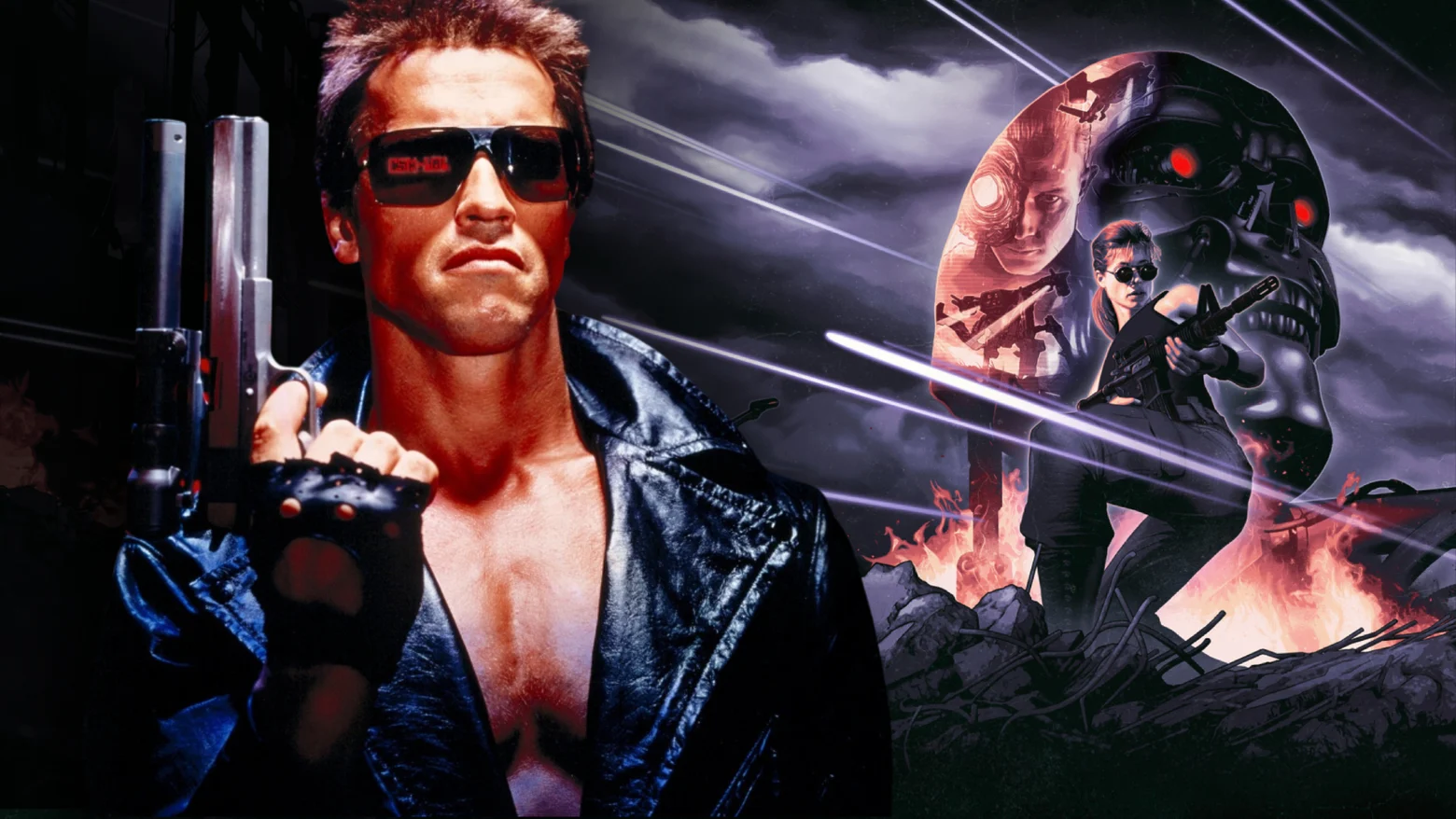 Imagen diseñada sobre el arte oficial de Terminator 2D: No Fate
