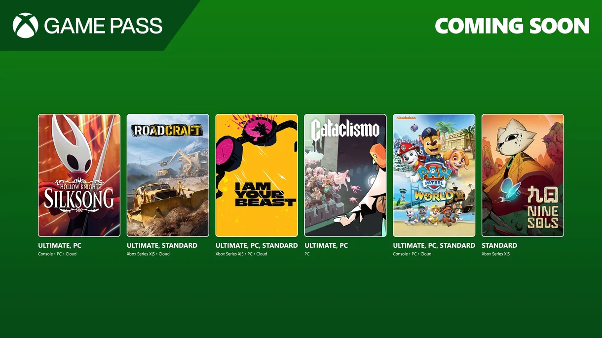 Xbox Game Pass de septiembre 2025