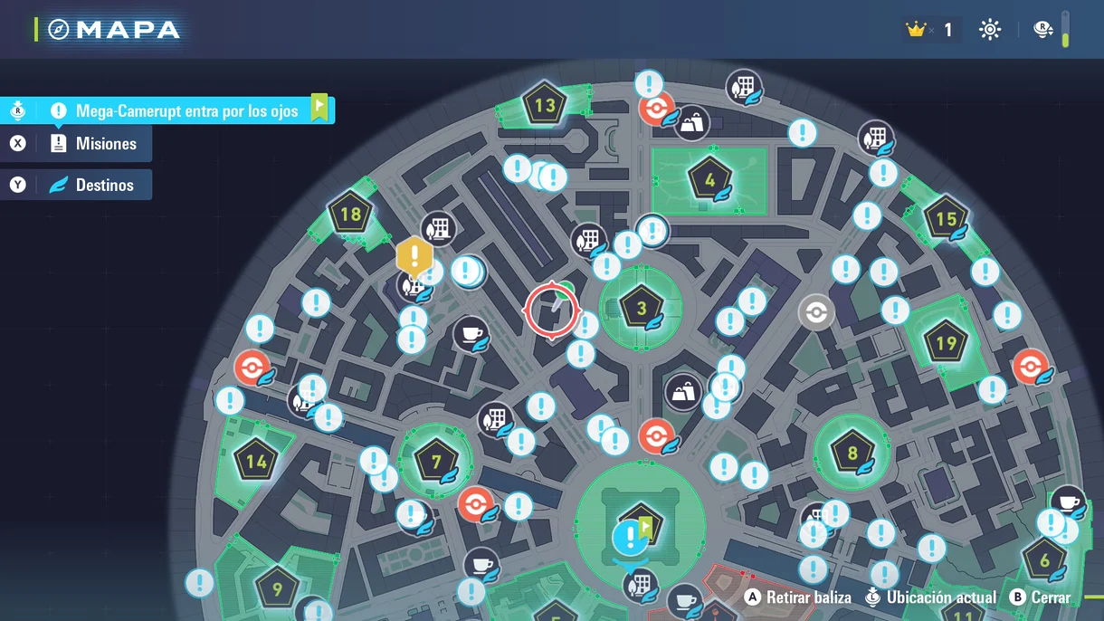 Mapa Leyendas Pokémon: Z-A