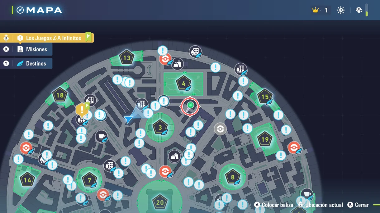 Mapa Leyendas Pokémon: Z-A