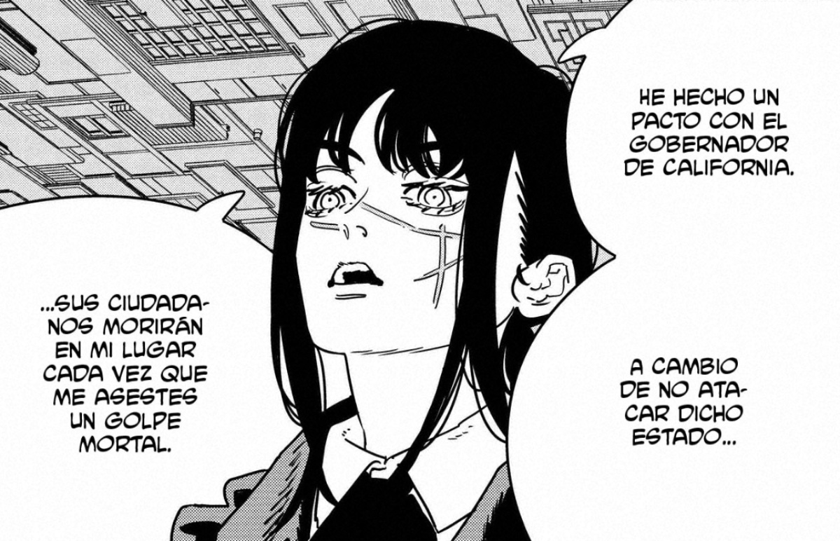 Viñeta del capítulo 216 de Chainsaw Man 
