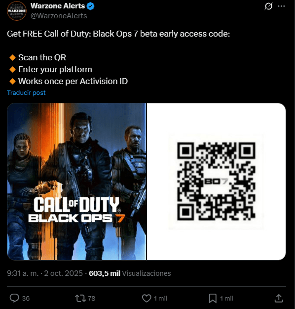 ¿Aún no tienes un código para la beta de Black Ops 7? Con este sencillo truco podrás hacerte con uno en minutos