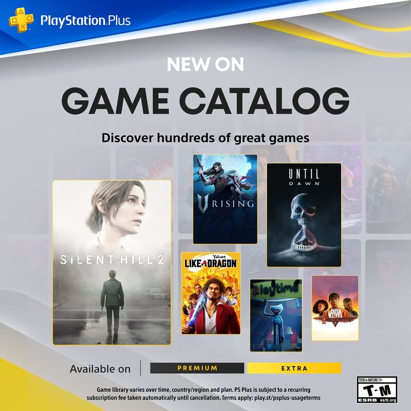 PS Plus Extra y Premium octubre 2025: revelados los nuevos juegos que llegan al servicio