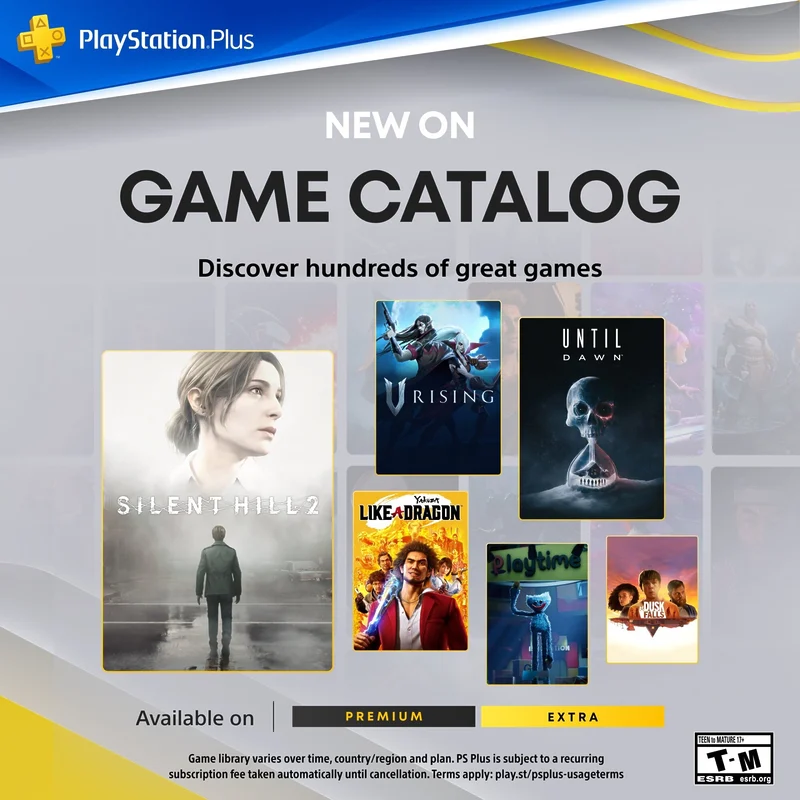 PS Plus Extra y Premium octubre 2025: revelados los nuevos juegos que llegan al servicio
