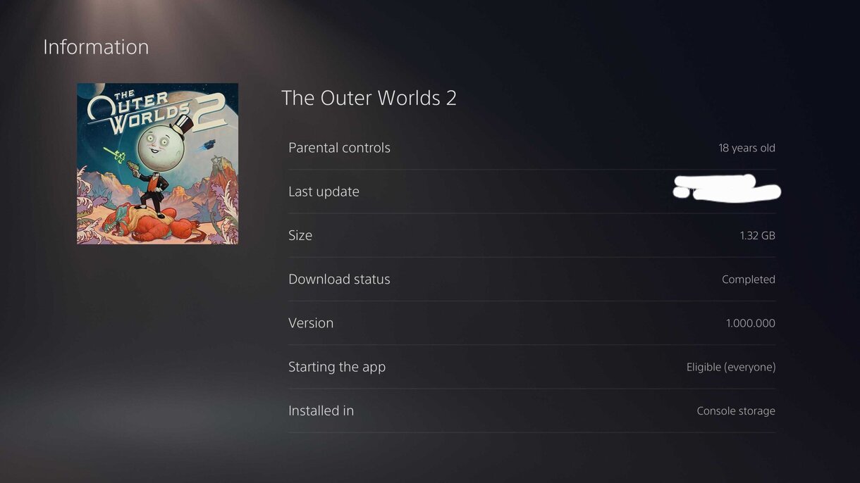 The Outer Worlds 2 decepciona: el disco del juego en PS5 apenas incluye 1,32 GB de datos