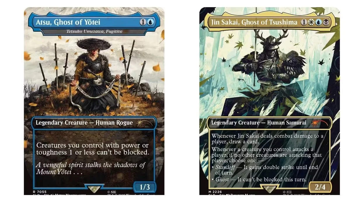 Magic: The Gathering anuncia colaboración con Ghost of Yotei: Atsu tendrá su propia carta oficial