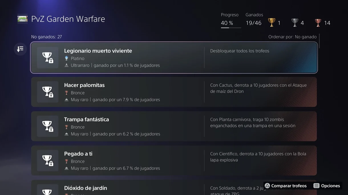 Conseguir este platino en 2025 es uno de los mayores retos que te puedes proponer