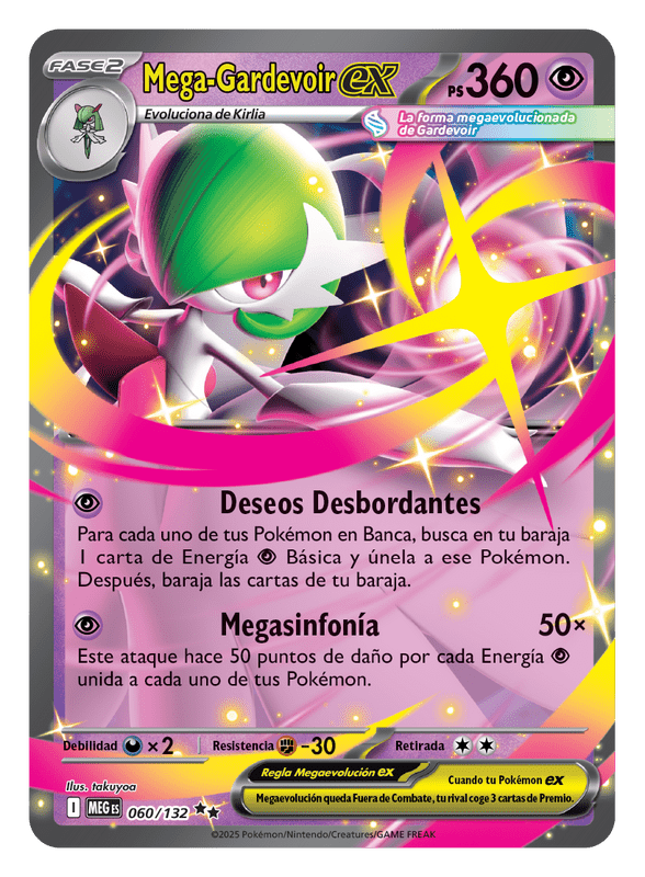 JCC Pokemon Megaevolución Gardevoir