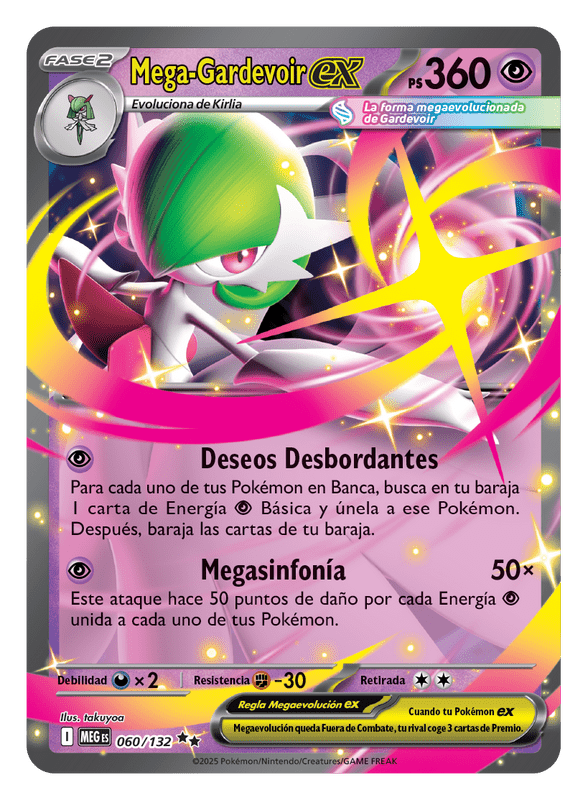 JCC Pokemon Megaevolución Gardevoir