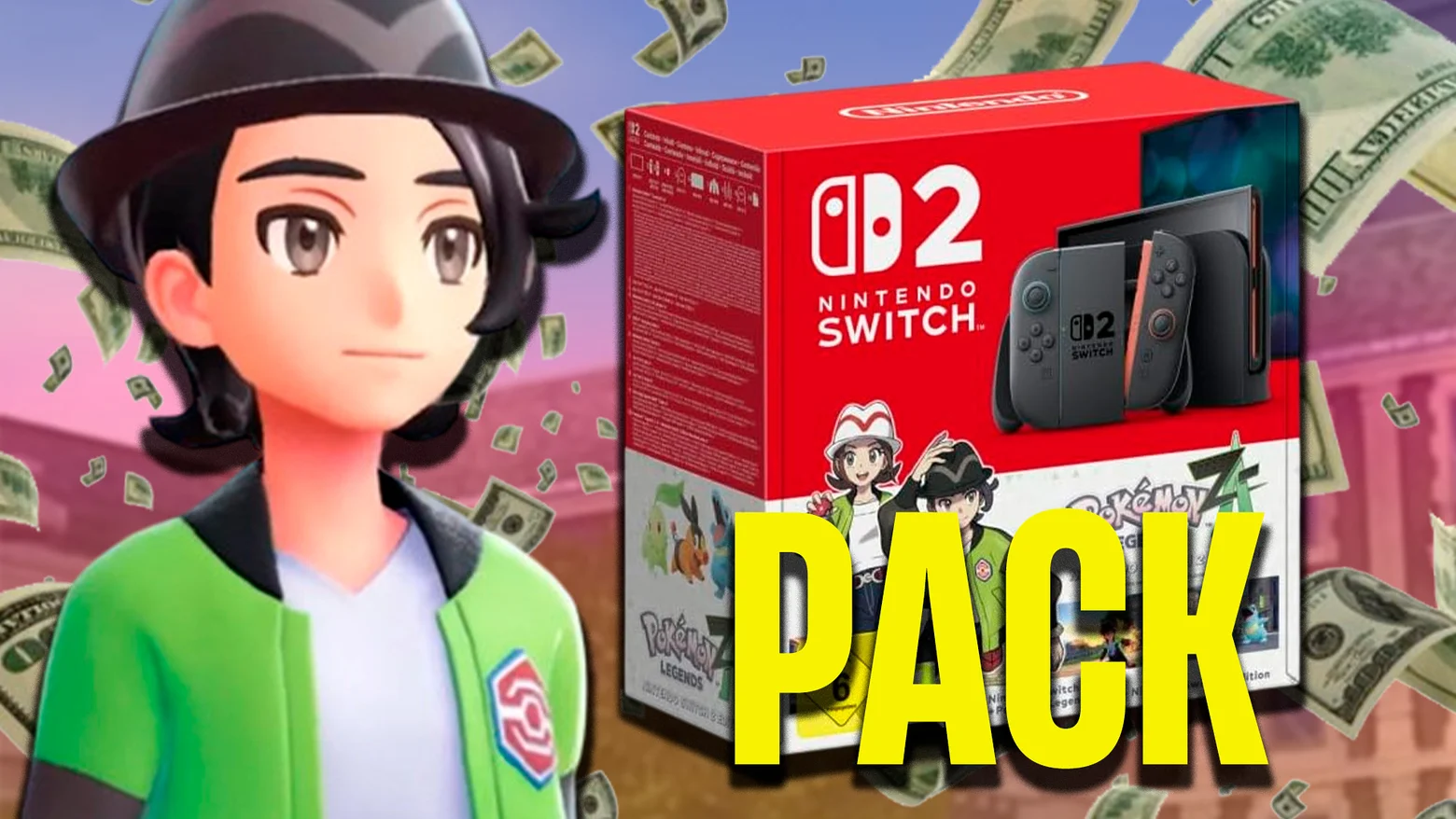 Pack Nintendo Switch 2 Leyendas Pokémon