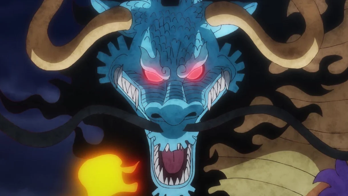 Kaido en su forma de dragón