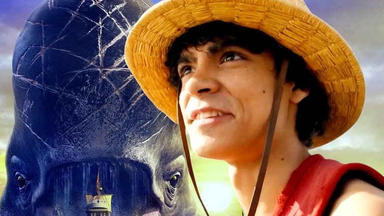 Luffy y Laboon en el live action de One Piece