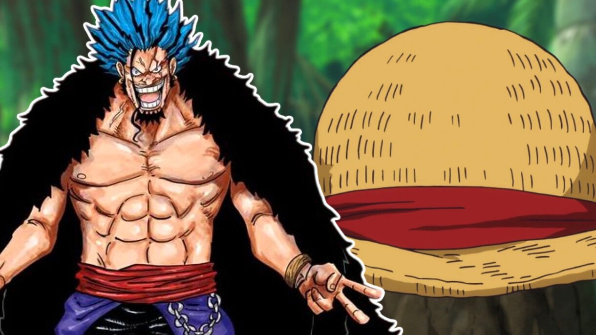 Rocks y un sombrero de paja en One Piece
