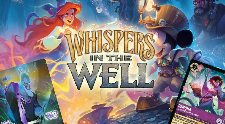 Imagen de Whispers in the Well: el nuevo set de Lorcana que  te atrapa en una atmósfera de misterio, secretos y diversión
