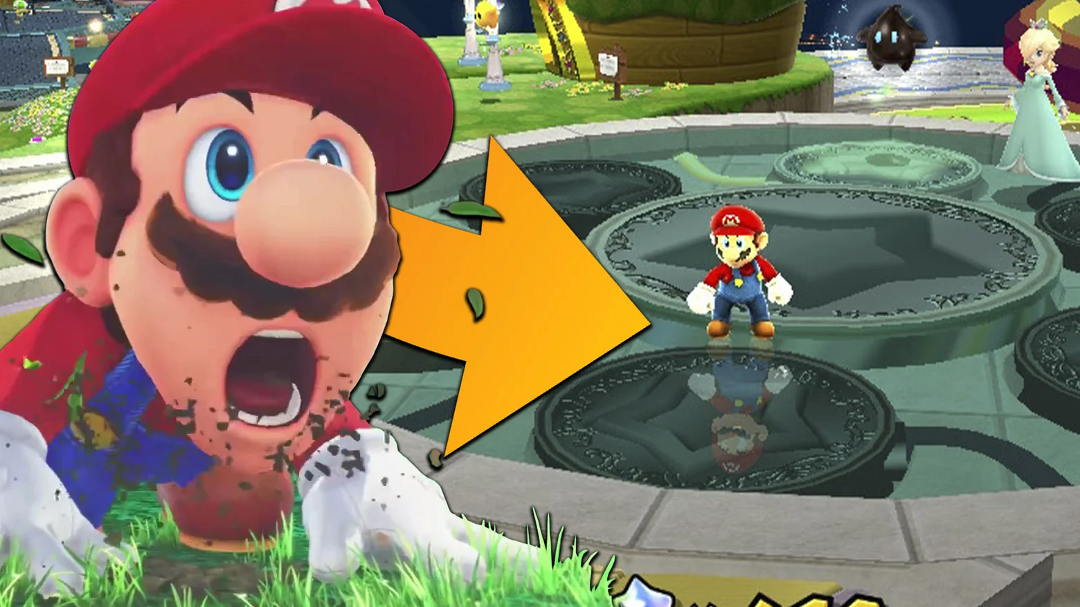 Super Mario Galaxy escondía este curioso (y terrorífico) detalle en los reflejos… y seguro no lo notaste