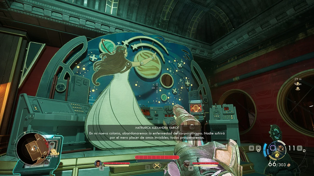 Diseño interior en The Outer Worlds 2