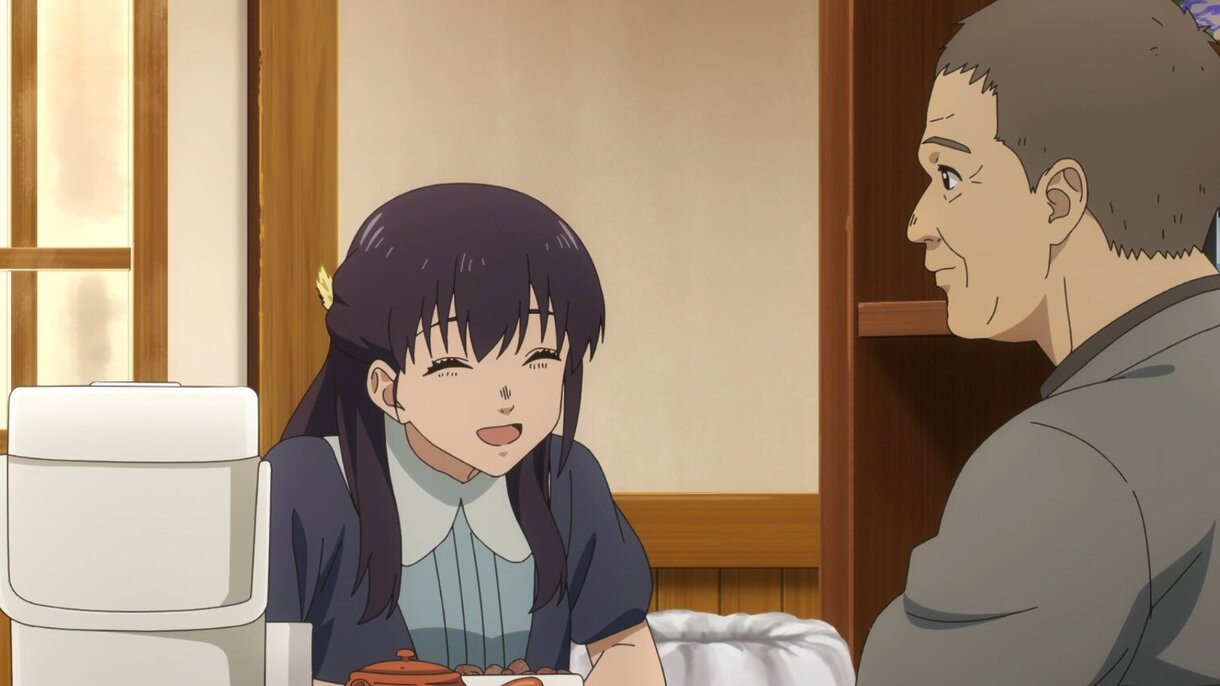 To Your Eternity Mizuha y su abuelo