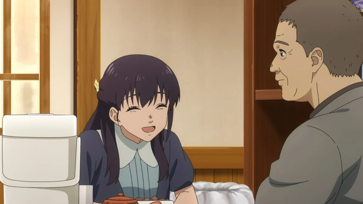 To Your Eternity Mizuha y su abuelo