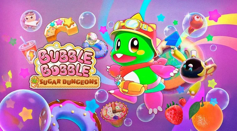 Imagen de Así es Bubble Bobble Sugar Dungeons - Plataformas coloridas con trampa