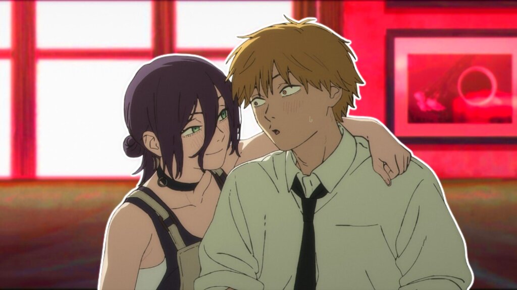 Reze y Denji en Chainsaw Man