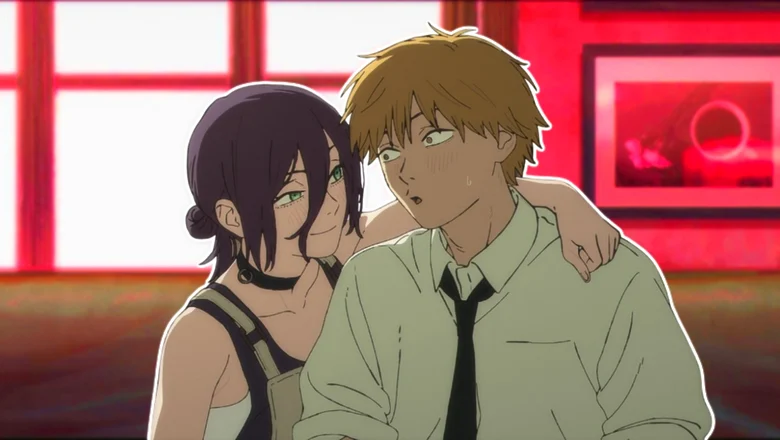 Reze y Denji en Chainsaw Man