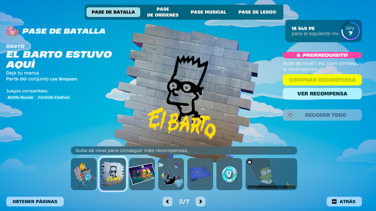 Fortnite Los Simpson