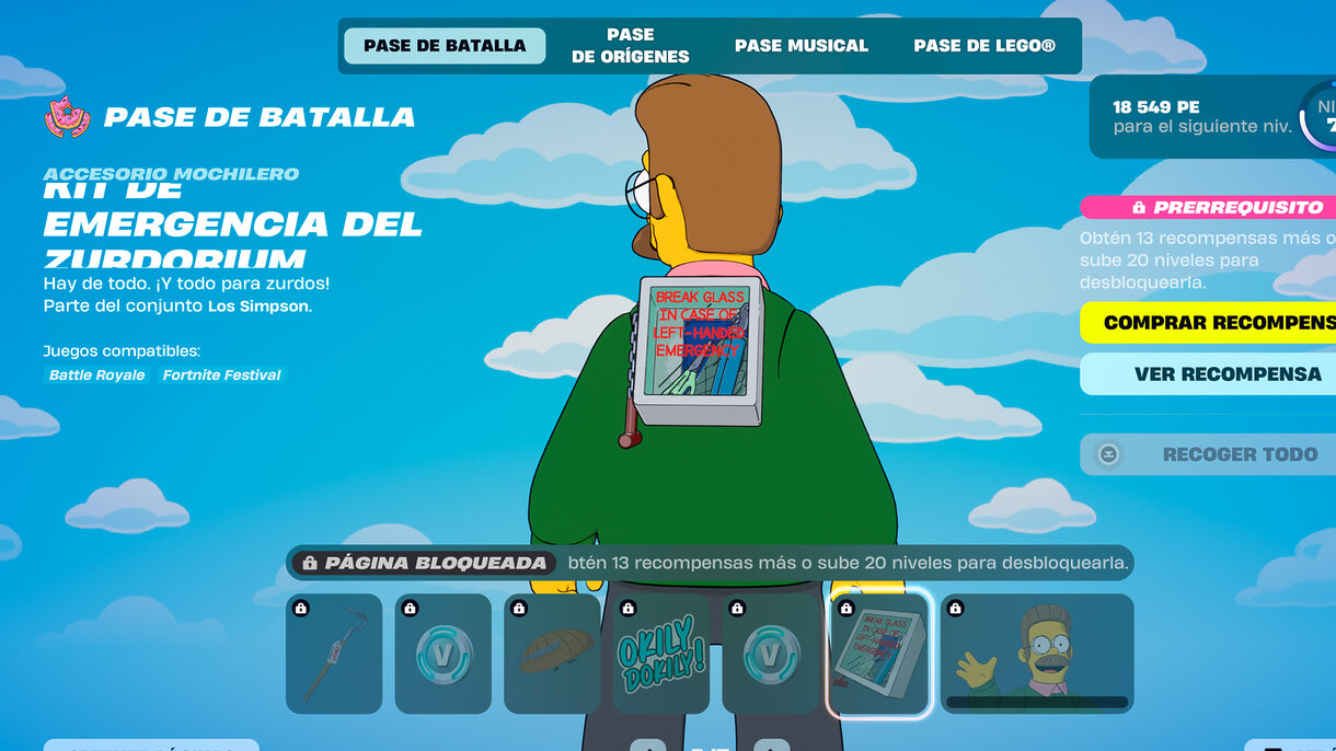 Fortnite Los Simpson