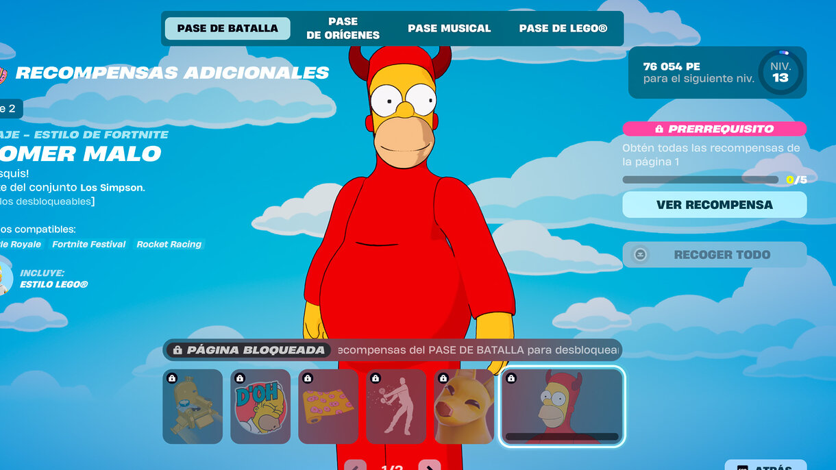 Fortnite Los Simpson