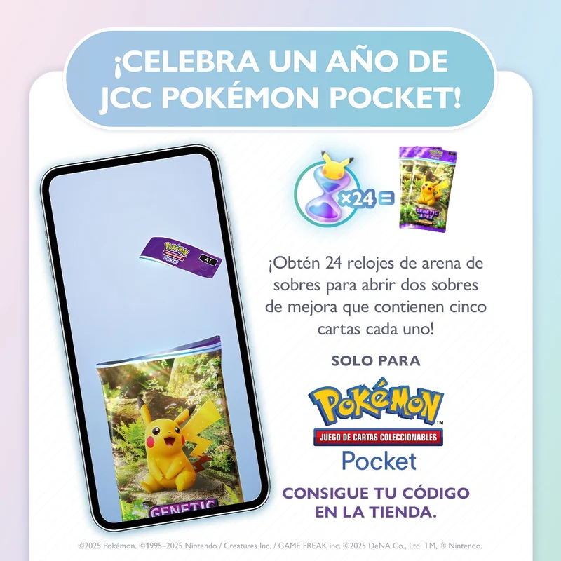 ¡Corre! GAME está entregando códigos GRATIS para Pokémon TCG Pocket y casi nadie lo sabe