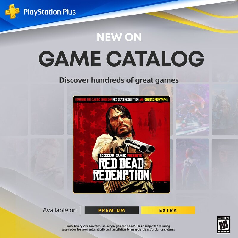 PS Plus Extra suma otro juego sorpresa: Red Dead Redemption llegará al servicio pronto