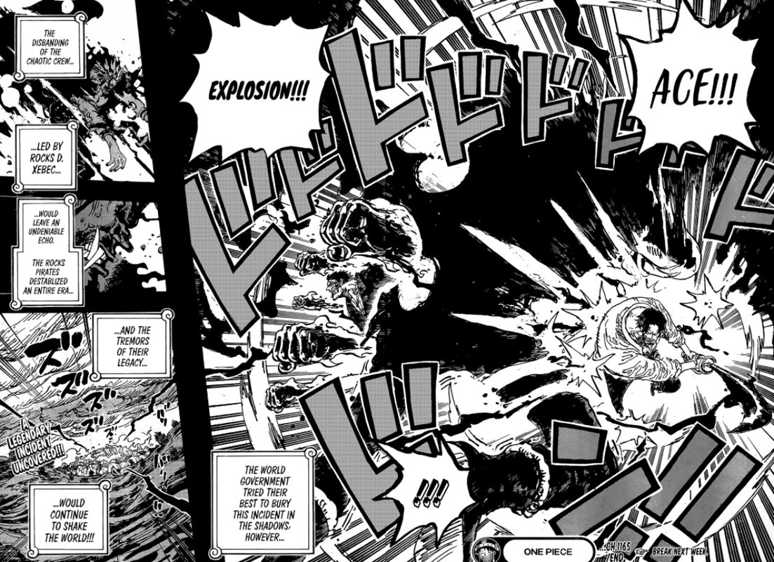 Viñeta filtrada del capítulo 1165 de One Piece