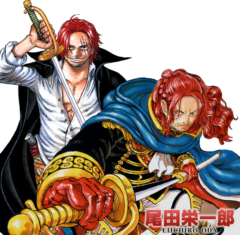 Shanks y Shamrock en One Piece