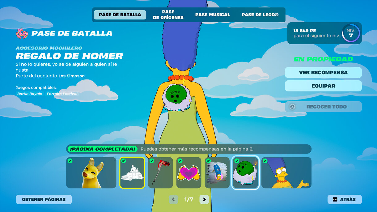 Fortnite Los Simpson