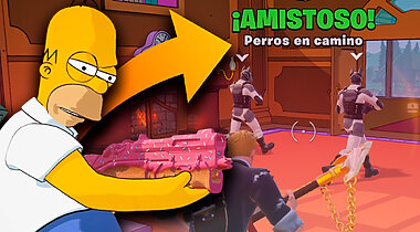 Imagen de Fortnite: cómo liberar a los perros del despacho del Sr. Burns en el mapa de Los Simpson