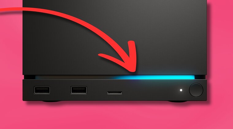 Imagen de La tira de luz frontal de la nueva Steam Machine esconde una grata sorpresa: puede personalizarse para diferentes usos
