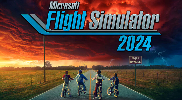 Imagen de El crossover más inesperado del año: Stranger Things x Microsoft Flight Simulator 2024 es real