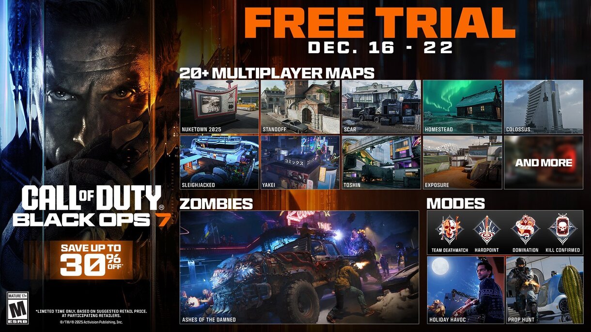 Ha pasado un mes desde su lanzamiento y Black Ops 7 ya está totalmente GRATIS para todos