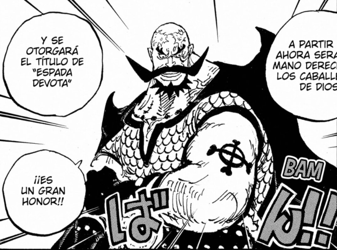 Harald con su marca de Espada Devota