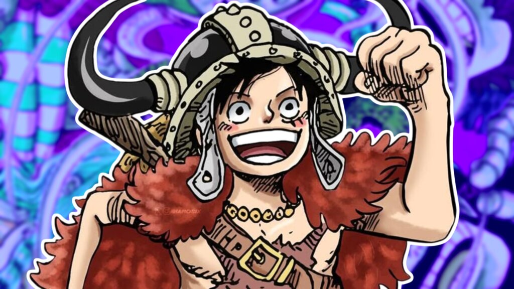 Luffy con su atuendo de Elbaph