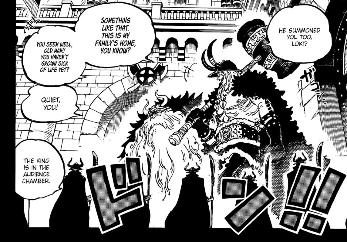 Loki y Jarul en One Piece