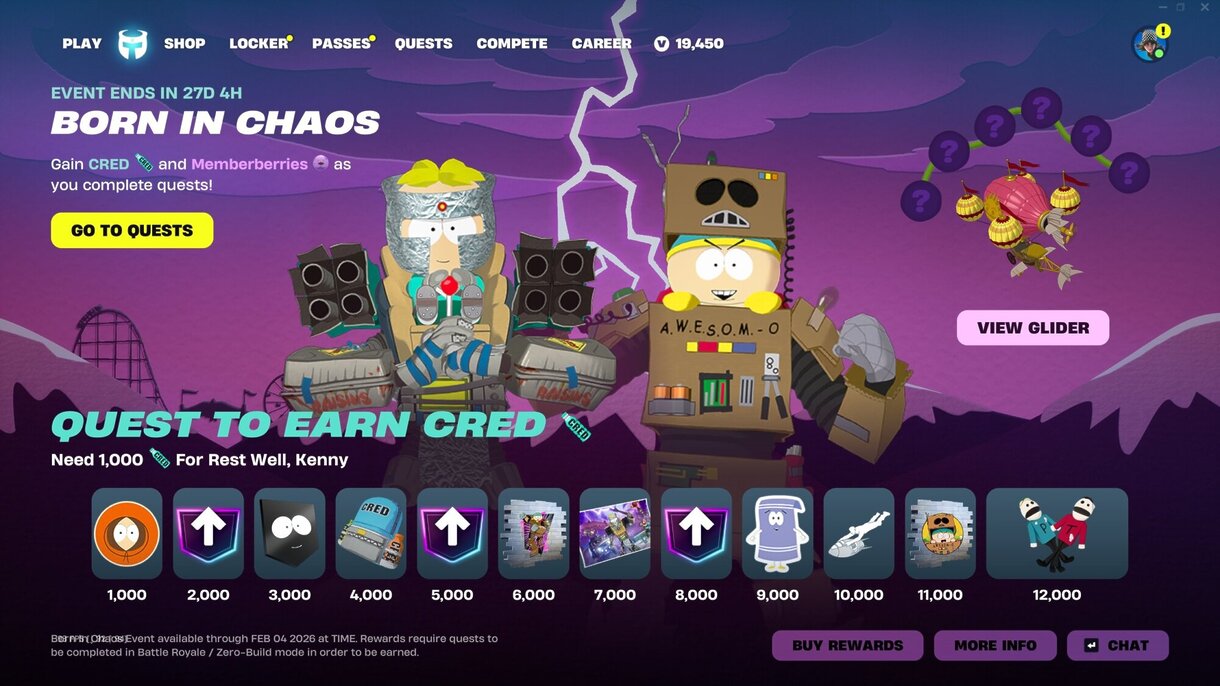 South Park y Fortnite