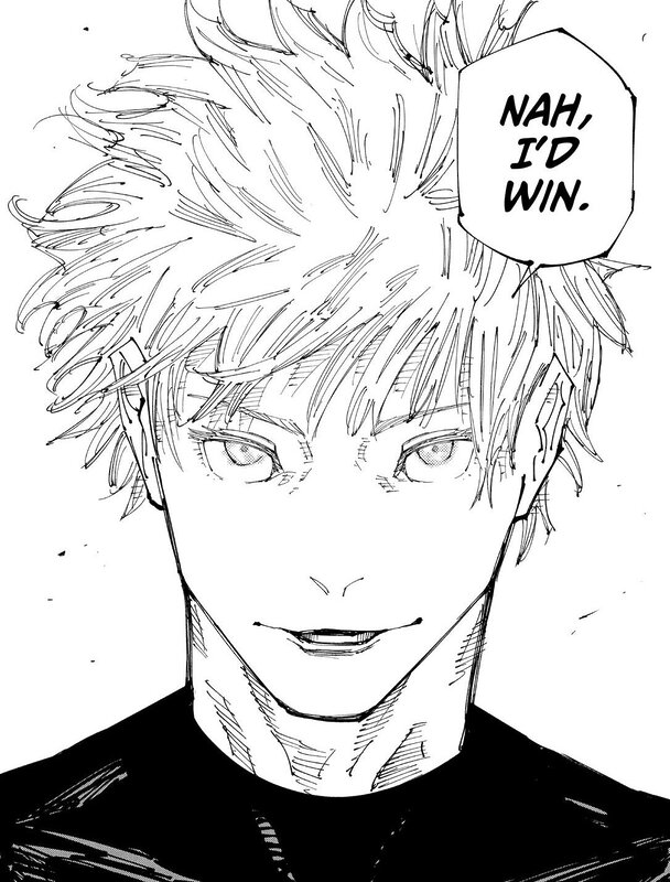 Gojo 'Nah I'd win'