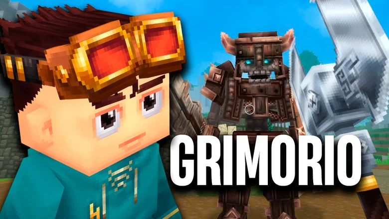 Personaje de Hytale mirando a uno de los jefes finales del juego