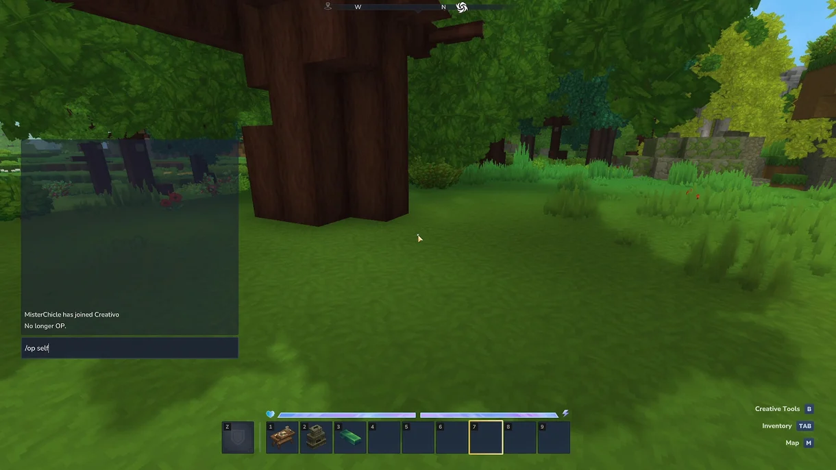 Hytale en modo creativo