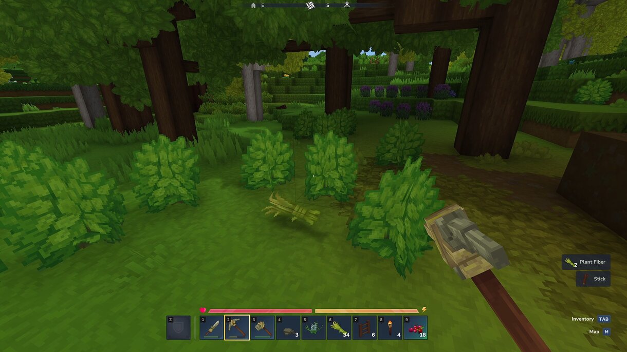 Una imagen que muestra cómo es el ingrediente Plant Fiber de Hytale