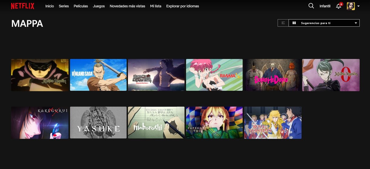 mappa netflix