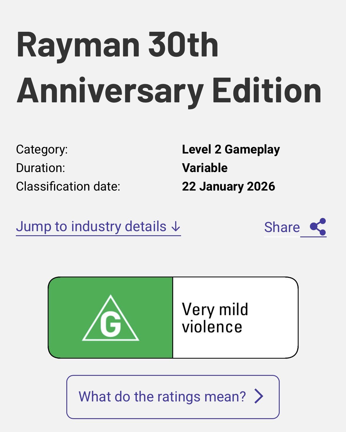 Ubisoft da señales de vida con Rayman: aparece listada una edición especial para PS5 y Switch