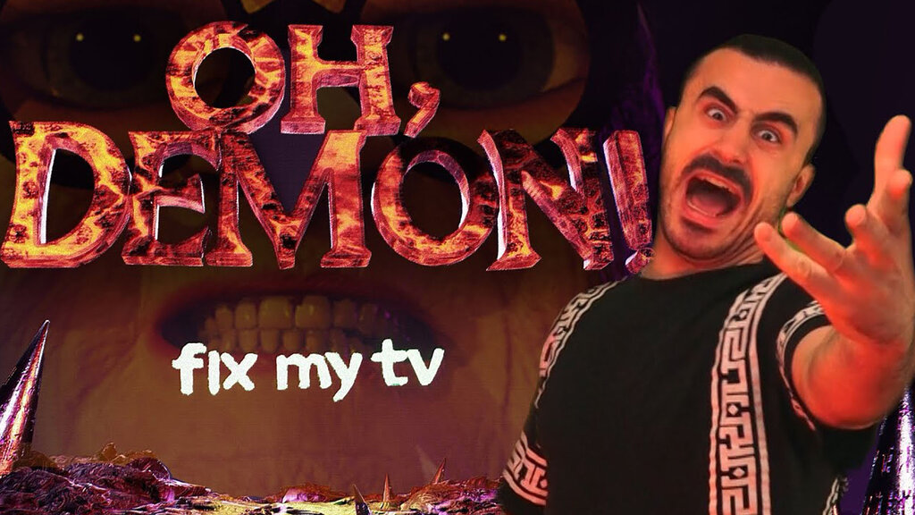 Este famoso YouTuber ha sacado su videojuego tras un año de desarrollo y se hace llamar 'OH DEMON! Fix my TV'