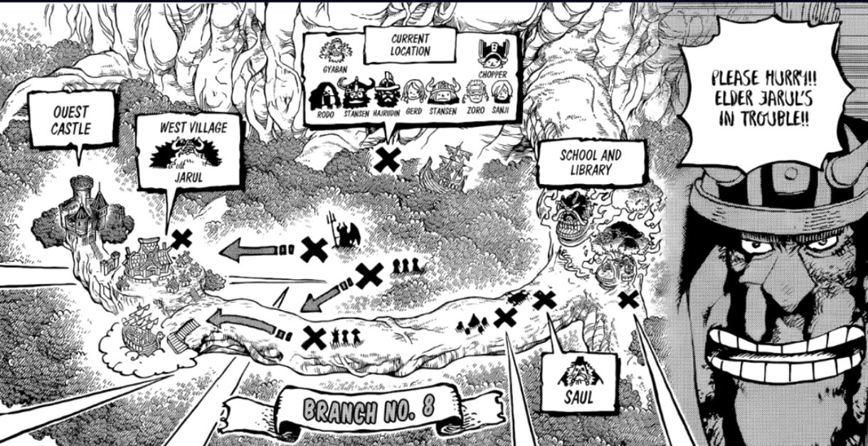 Viñeta filtrada del capítulo 1172 de One Piece