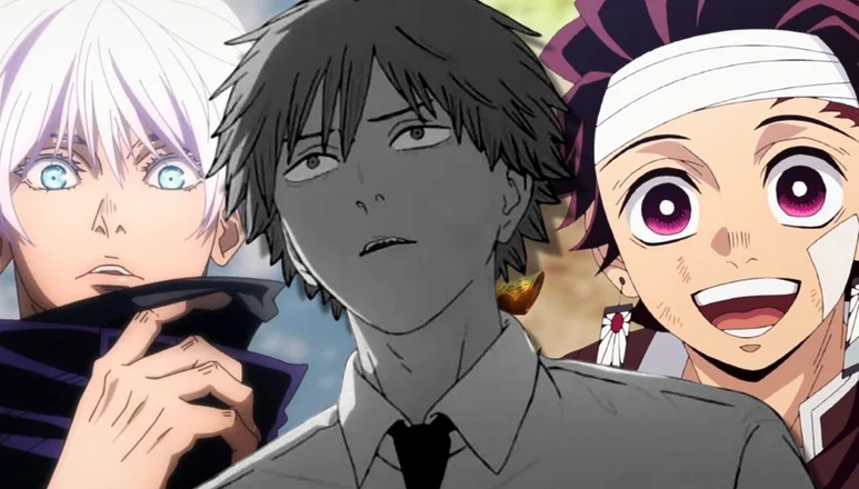 chainsaw man jujutsu kimetsu